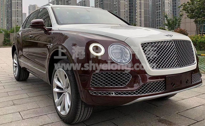 叶隆汽车五五购车节 宾利添越现车实拍